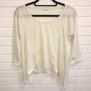 Nordstrom - Sun & Shadow Cream Flowy Top